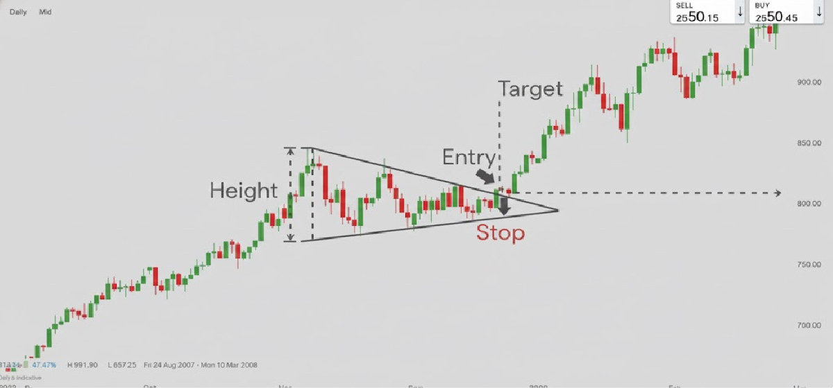 Symmetrical Triangle Pattern