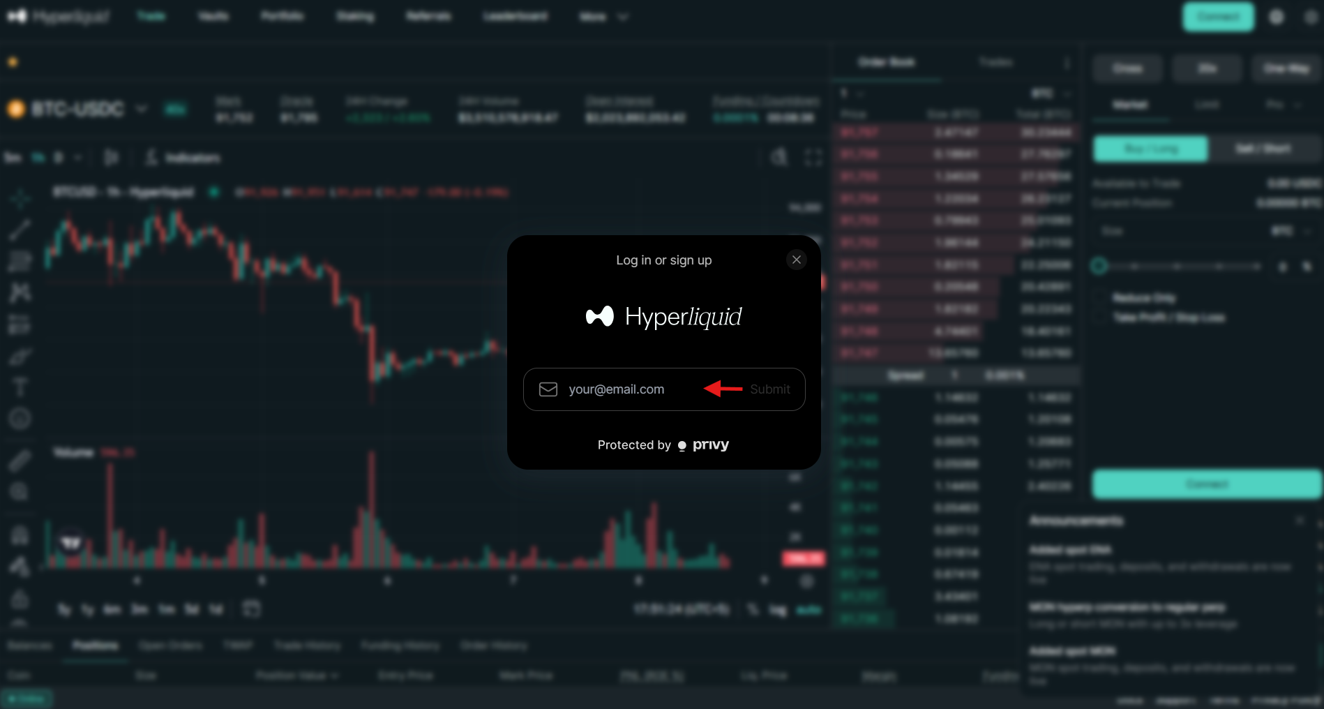 Provide the email address