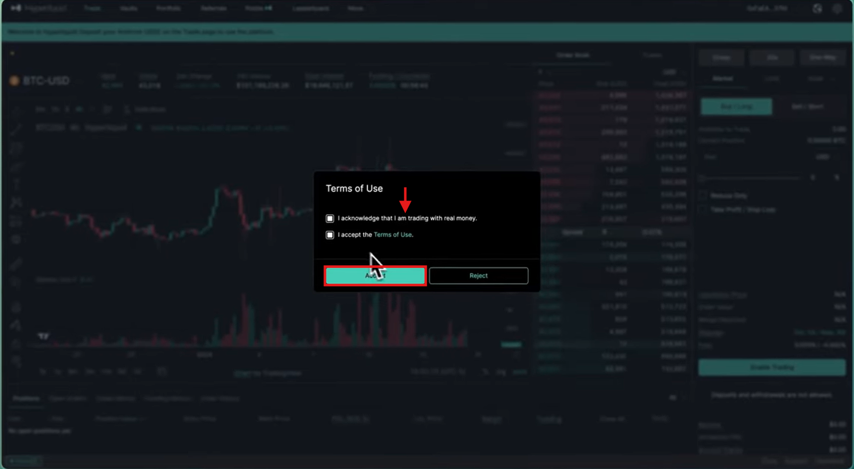 External Wallet terms of use