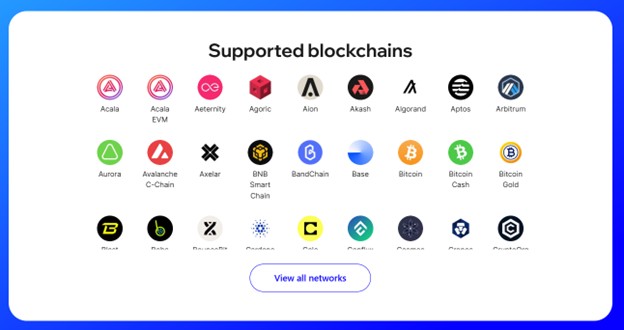 Trust Wallet supported blockchain