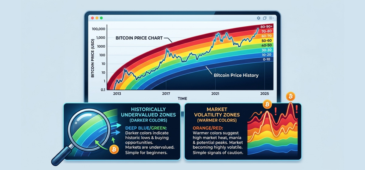 Popular Bitcoin Rainbow Chart