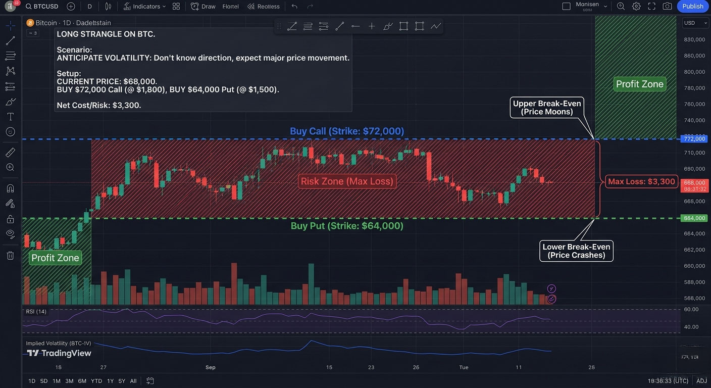 Long Strangle Options Trading Strategy