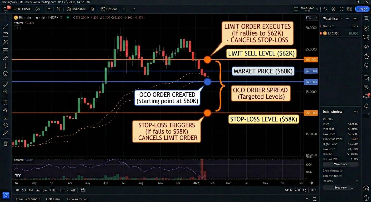 Crypto One-Cancels-the-Other (OCO) Orders