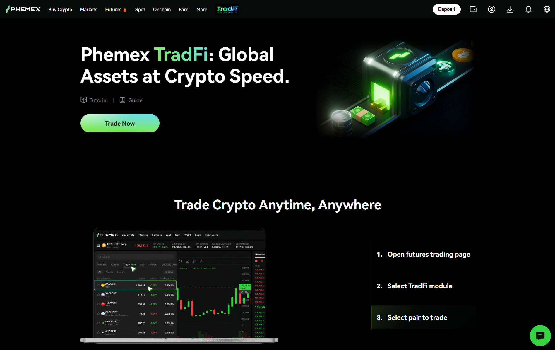 Phemex TradFi