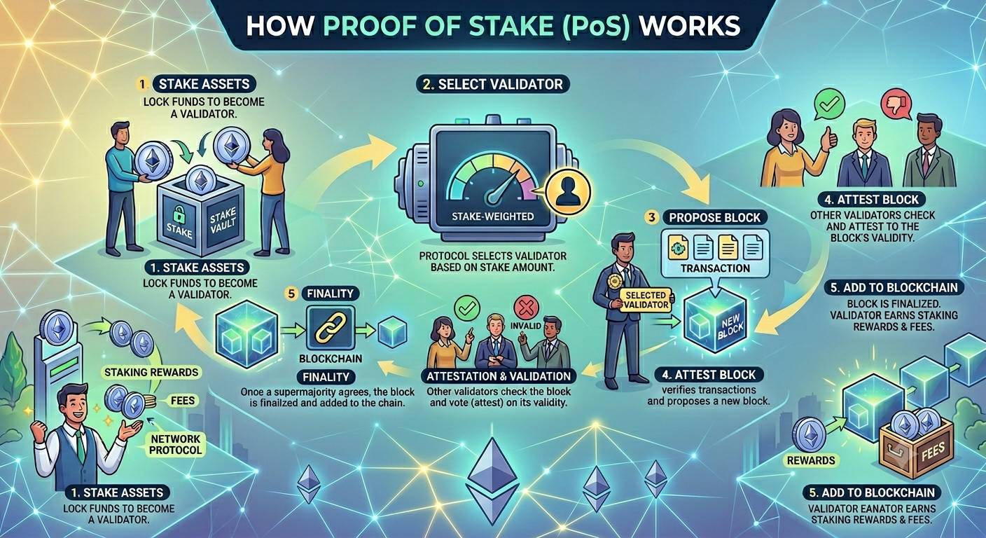 How Proof of Stake (PoS) Works