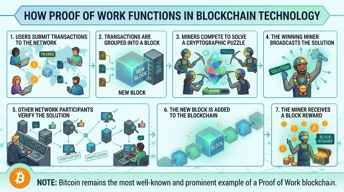 How Proof of Work (PoW) Works
