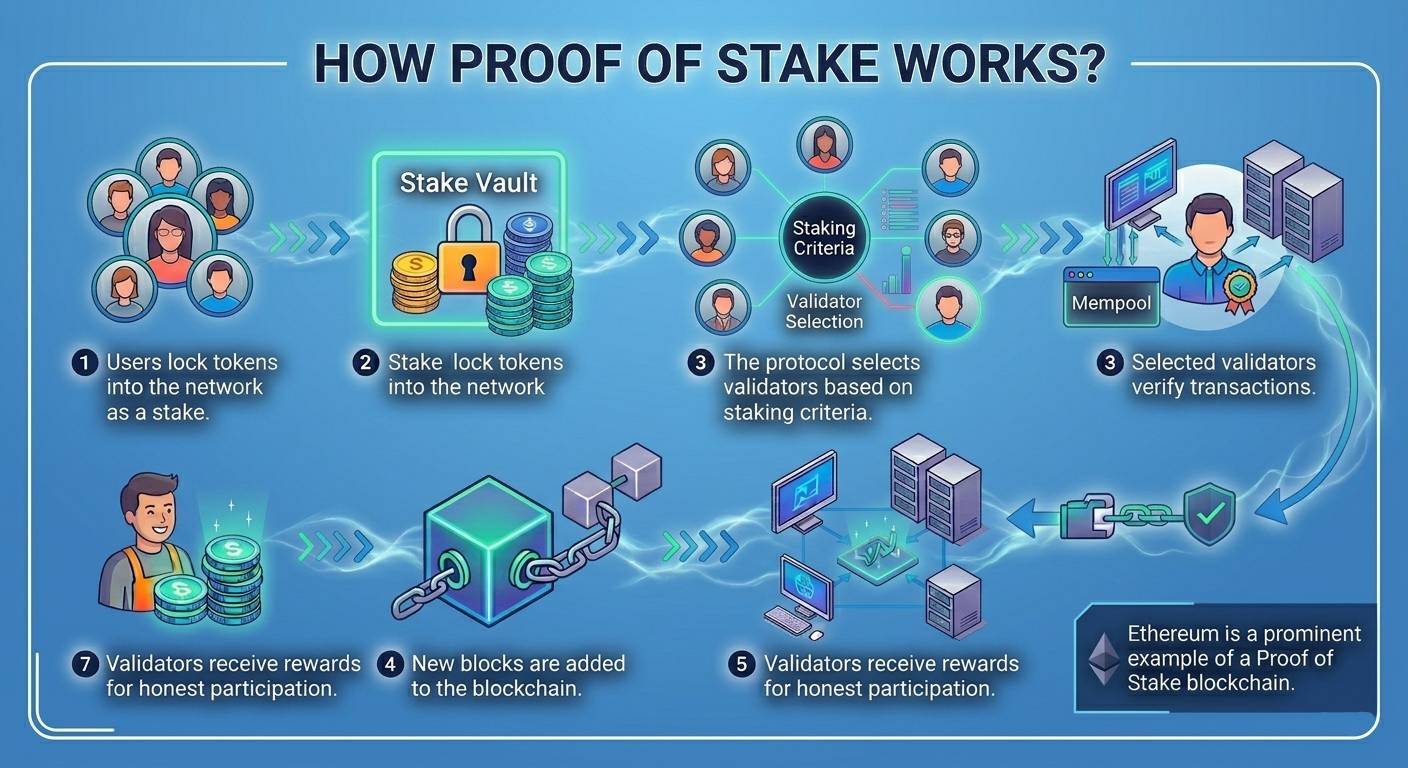 How Proof of Stake (PoS) works