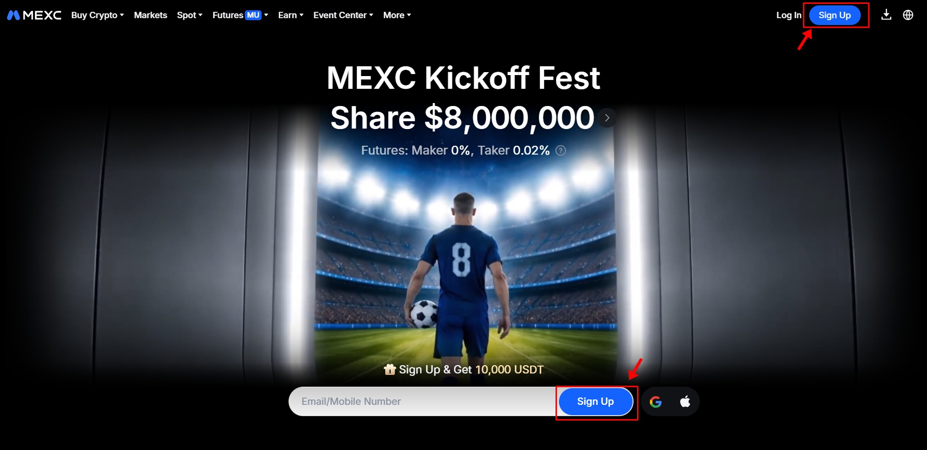 MEXC Exchange tutorial 01