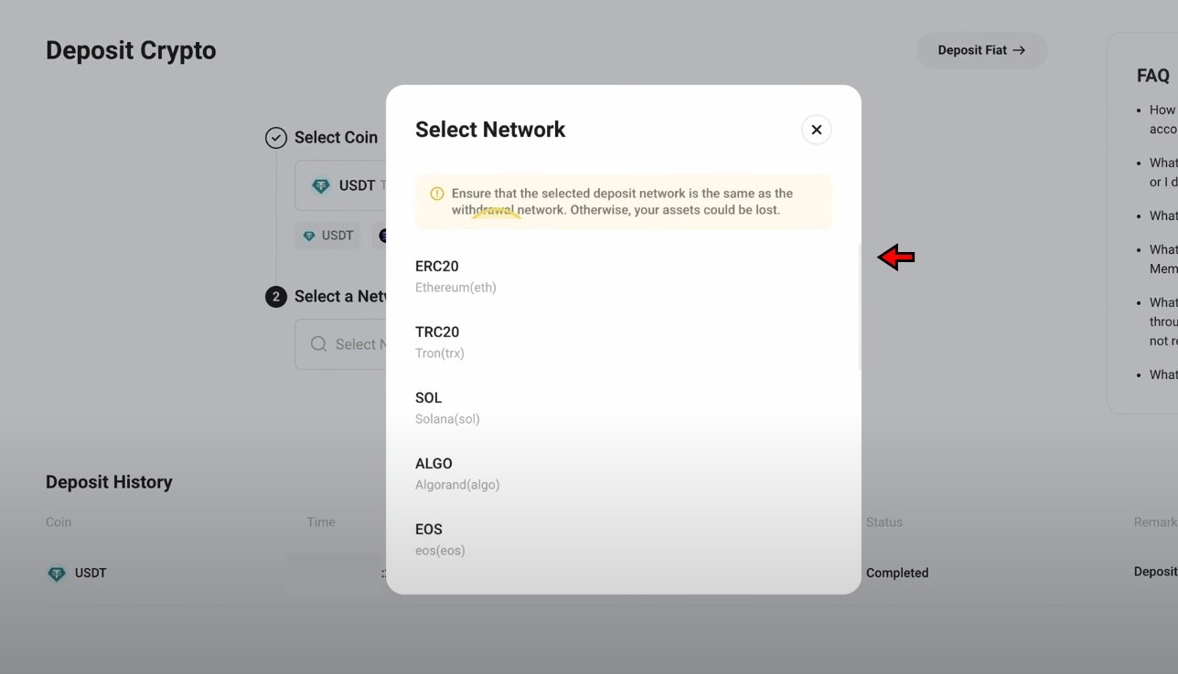 KuCoin Exchange Tutorial 11 Deposits
