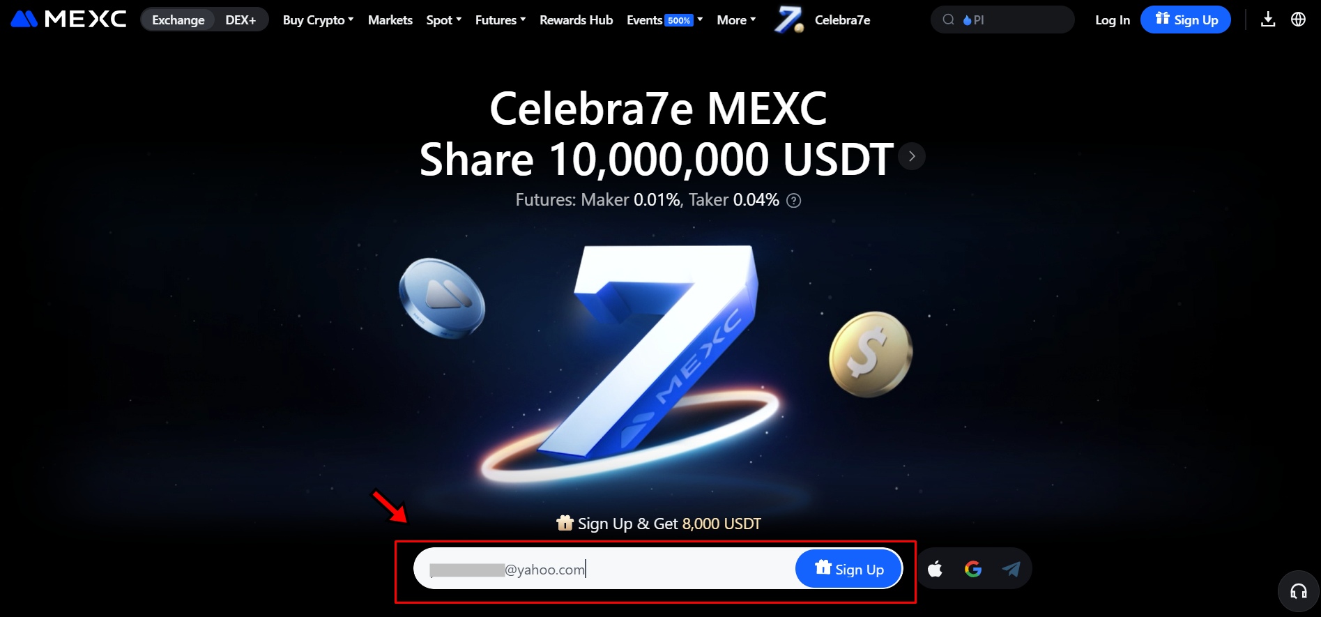 MEXC Exchange Account Creation