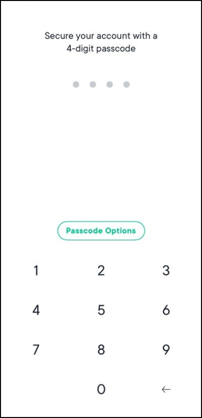SwissBorg Create a secure PIN