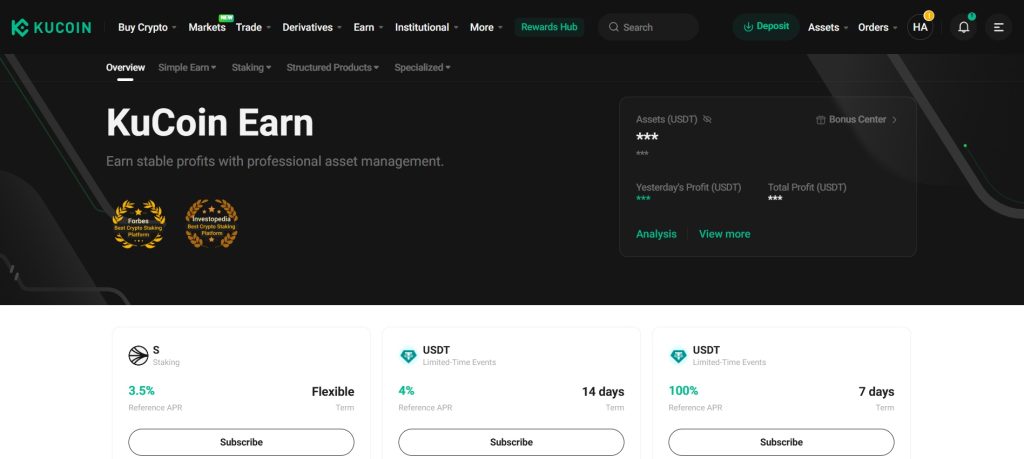 KuCoin Earn