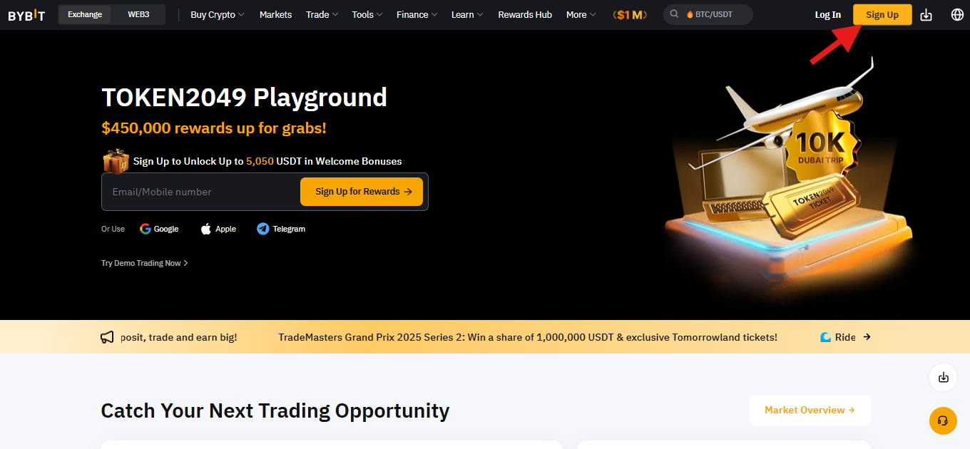 Bybit Exchange Account Creation review