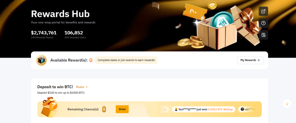 Bybit Exchange Rewards Hub review