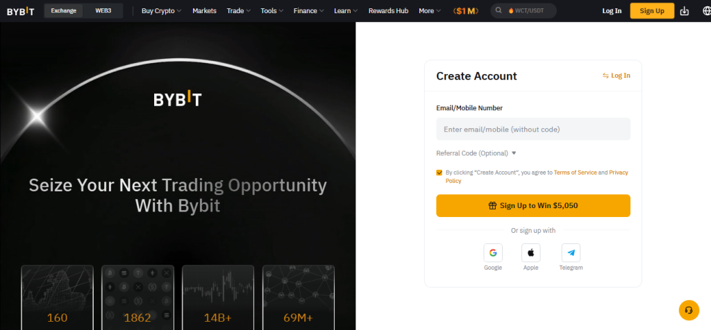 Bybit Exchange Sign up review