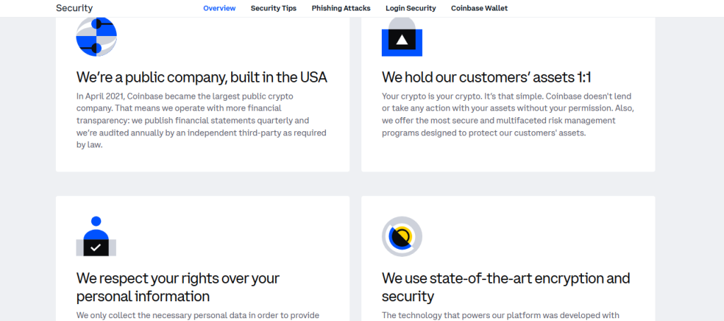 Coinbase security