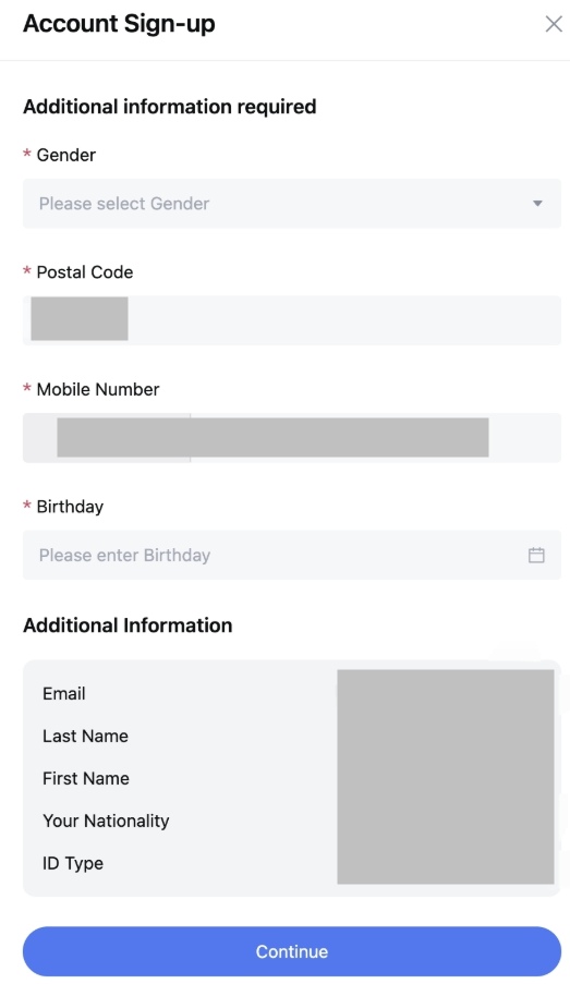 Provide additional Info