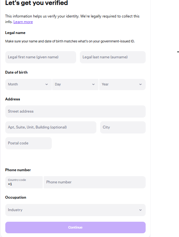 Kraken Review: KYC verification process