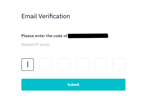 BitMart sign in verification code