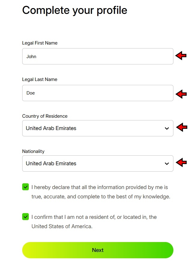 Coinflare sign up tutorial
