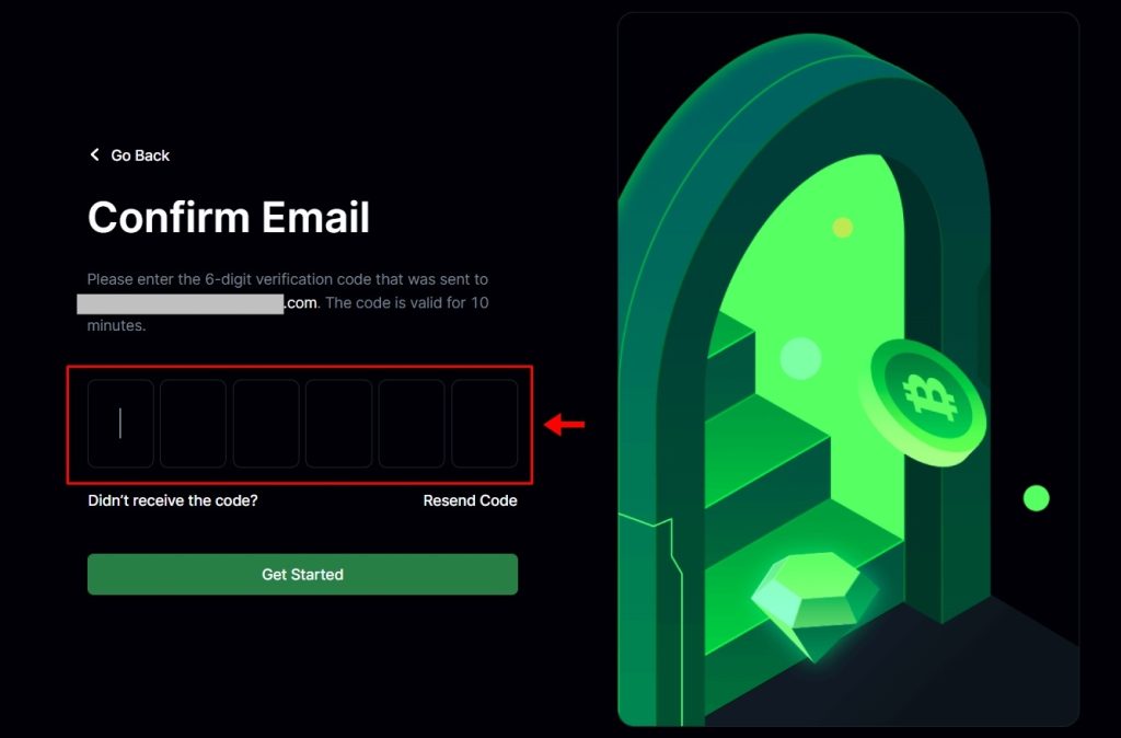Email verification LeveX exchange