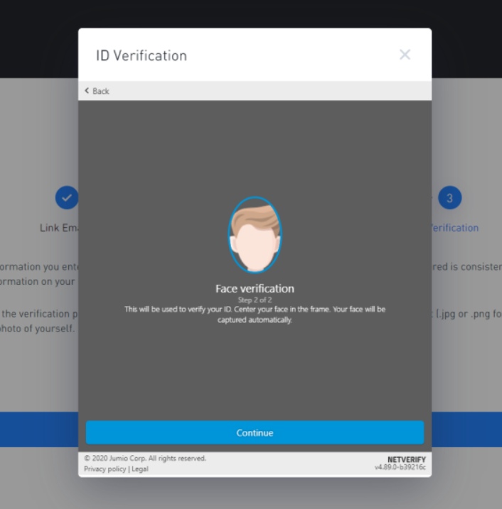 HTX KYC Tutorial: Facial verification