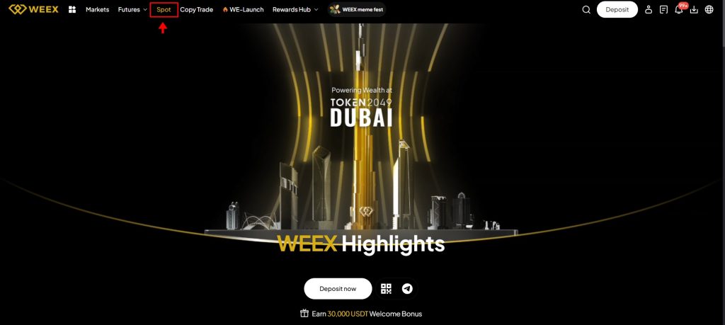 WEEX Spot Trading Tutorial