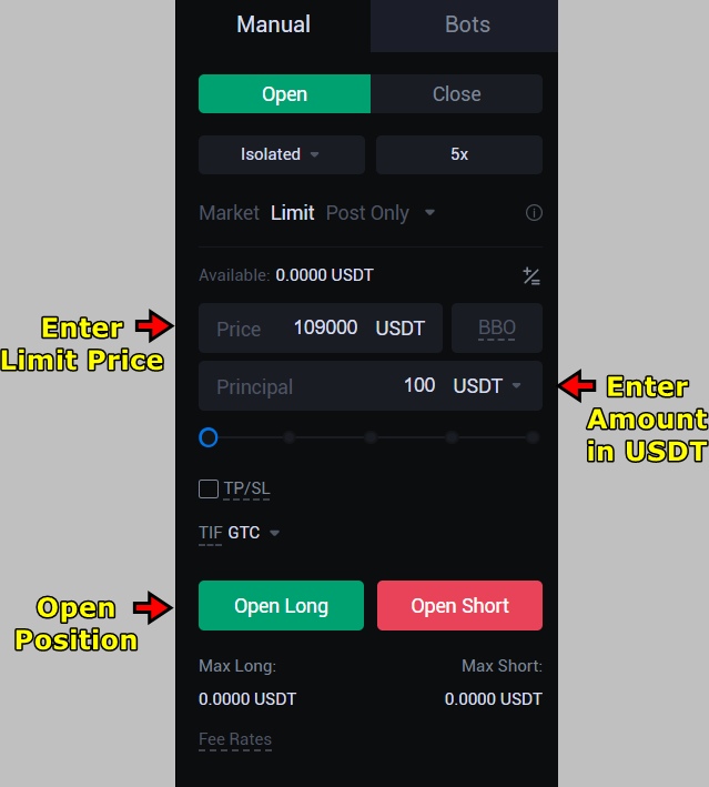 HTX Futures Trading Tutorial: Order Completion