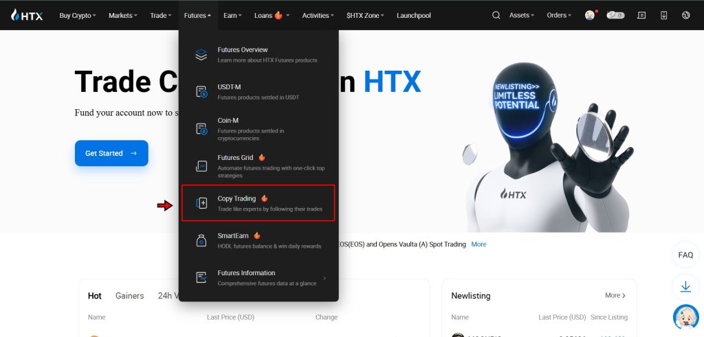 HTX Copy Trading Tutorial