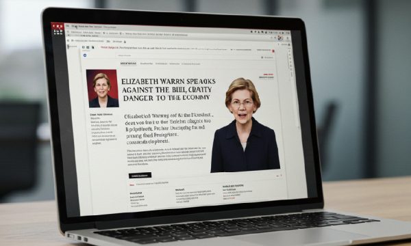 Elizabeth Warren Says CLARITY Bill Could Destroy the US Economy