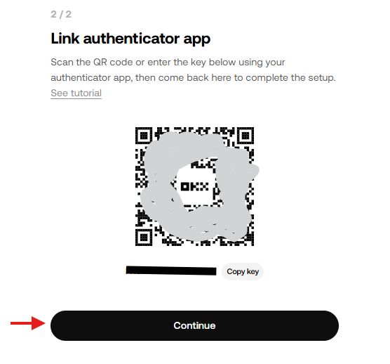 OKX 2FA Tutorial: link with authenticator app