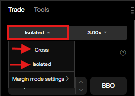 OKX futures trading Tutorial: Select the margin mode