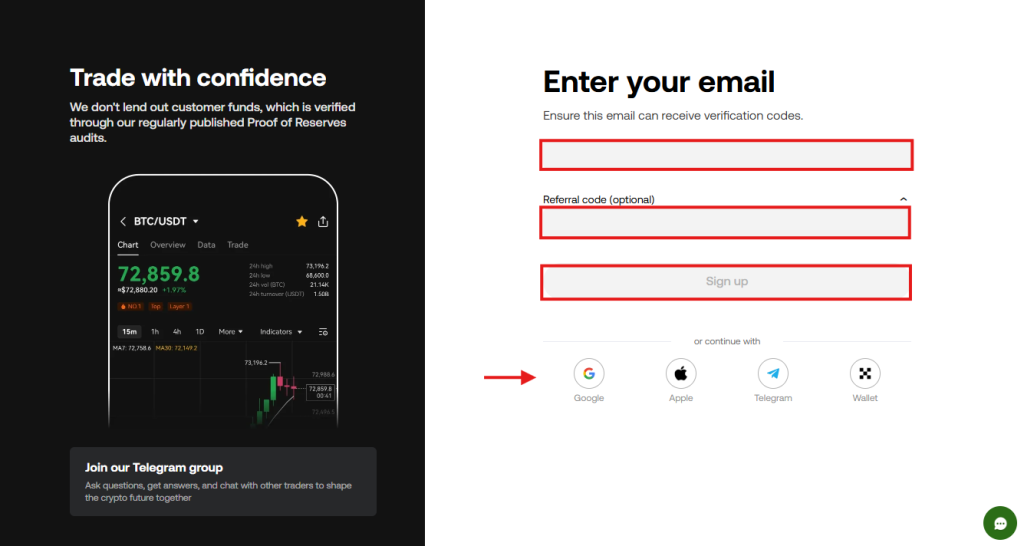 OKX Exchange Tutorial: Add sign-in email