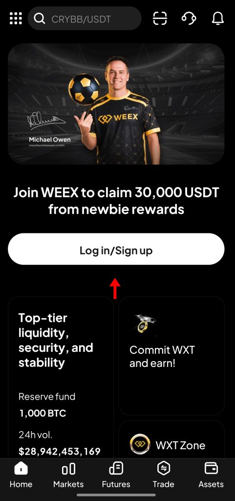 WEEX APP Tutorial: home screen
