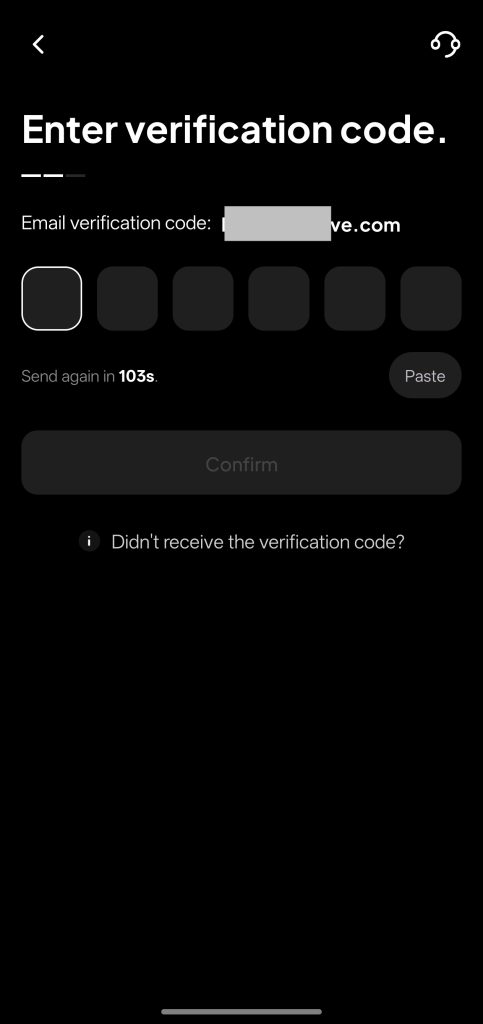 WEEX APP Tutorial: Verify your email