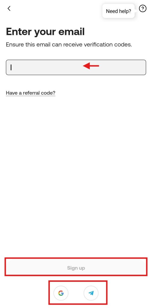 OKX Mobile App Tutorial: Sign up email