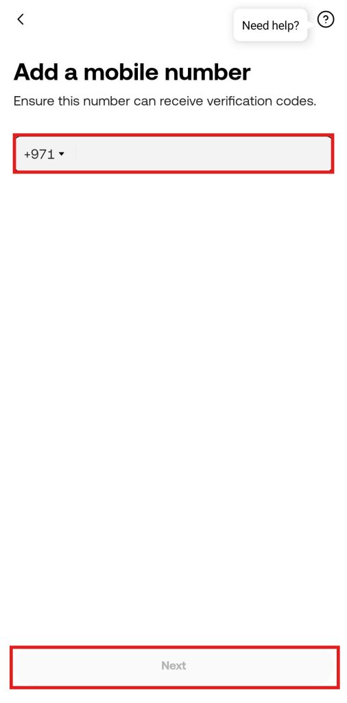 OKX Mobile App Tutorial: Sign up mobile number