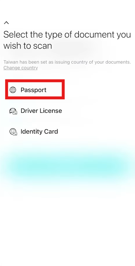 BitMart app KYC Tutorial: Verification document