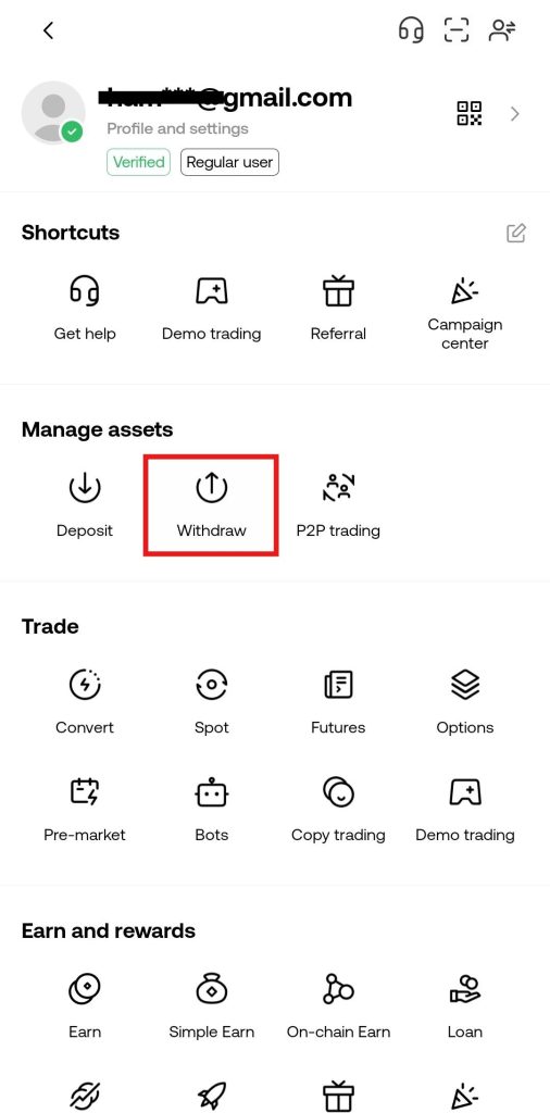 OKX App Withdrawal Tutorial