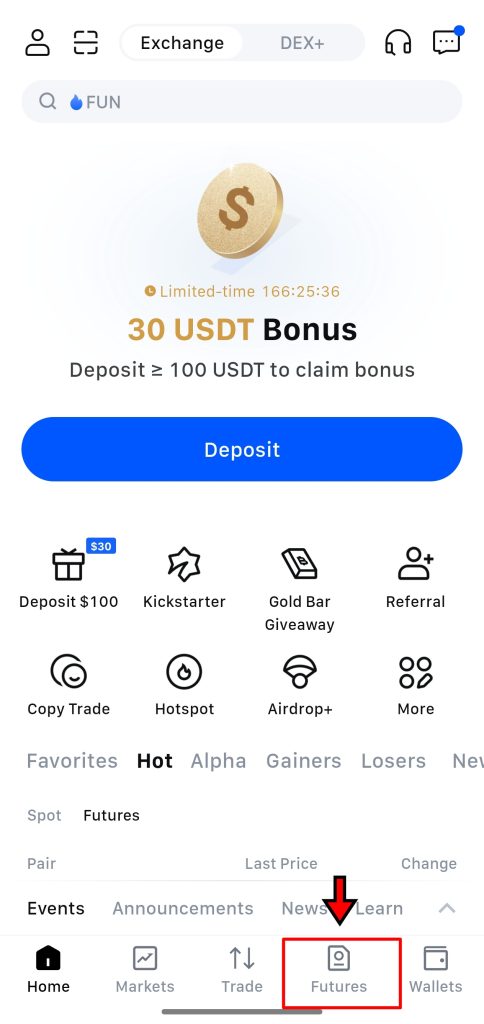 MEXC App Futures Trading Tutorial