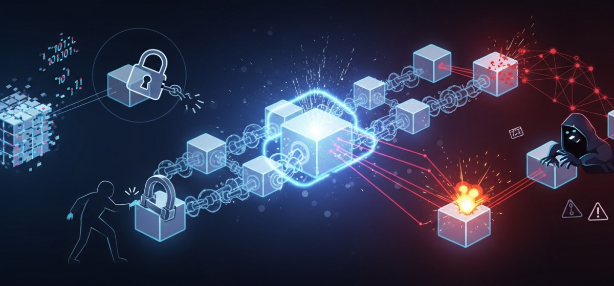 Chain Block Risk Danger Example 5 Blockchain Security Risks to Watch Out For